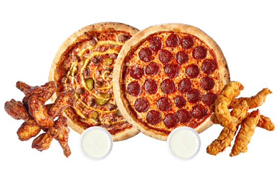две пицца комбо